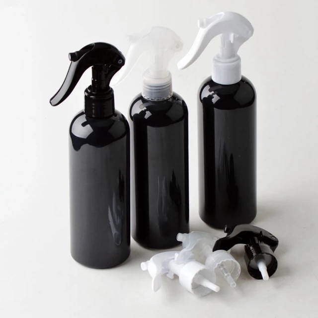 BABEE - BOTOL PLASTIK 250ML TRIGGER BEBEK HITAM / BOTOL PLASTIK SPRAY 250 ML HITAM TEBAL / BOTOL TRIGGER 250ML [HARGA GROSIR]