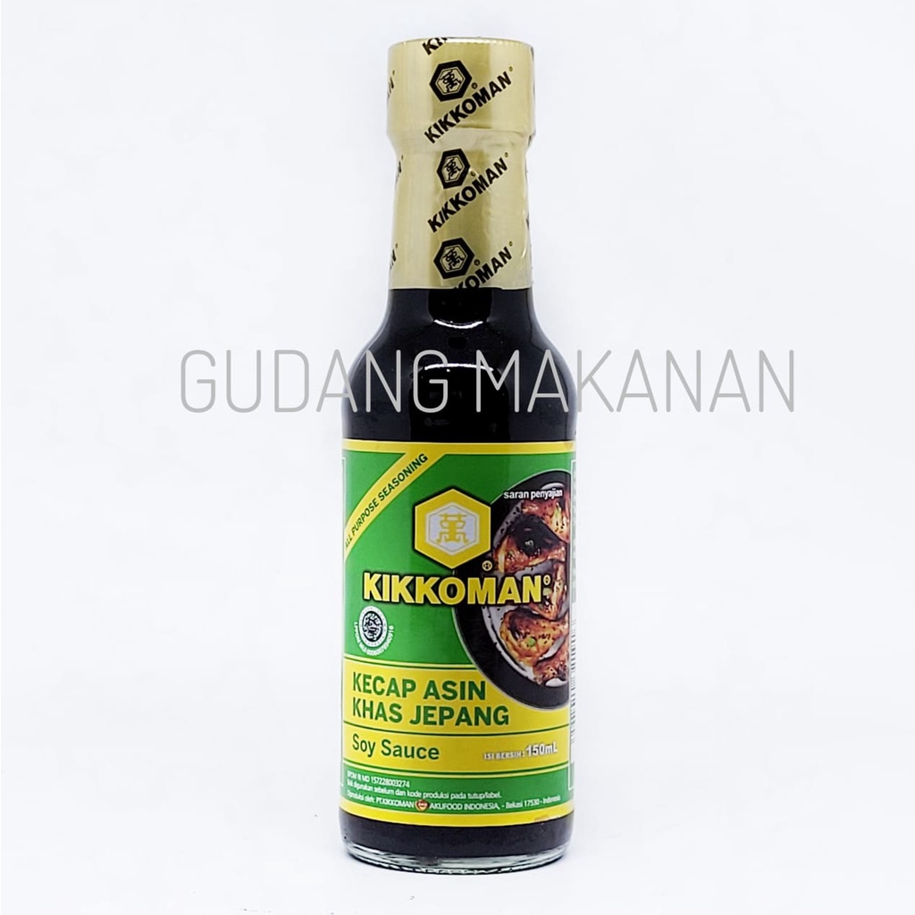 Kikkoman Halal Kecap Asin Khas Jepang 150ml