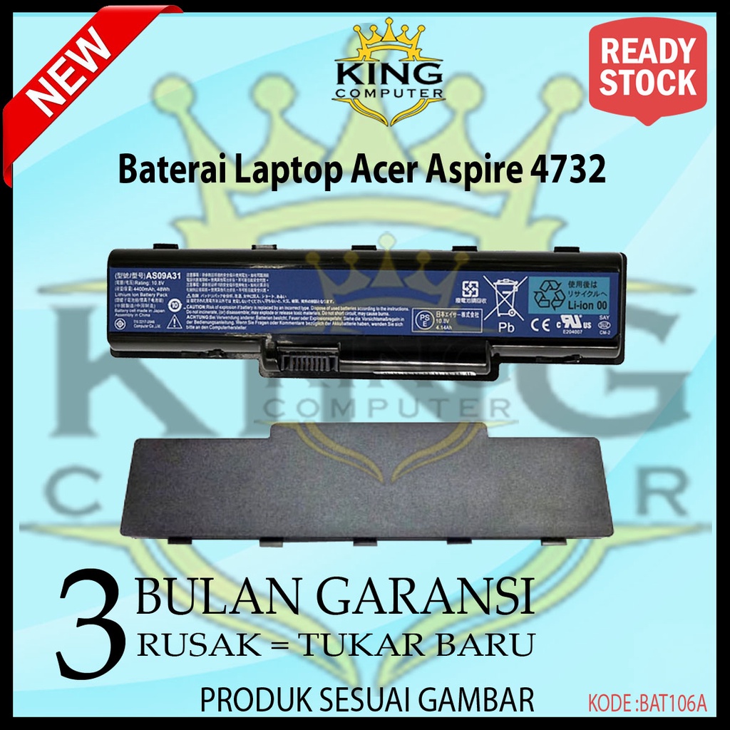 Baterai Acer Aspire 4732Z 4732 AS09A31 AS09A41 D525 D725