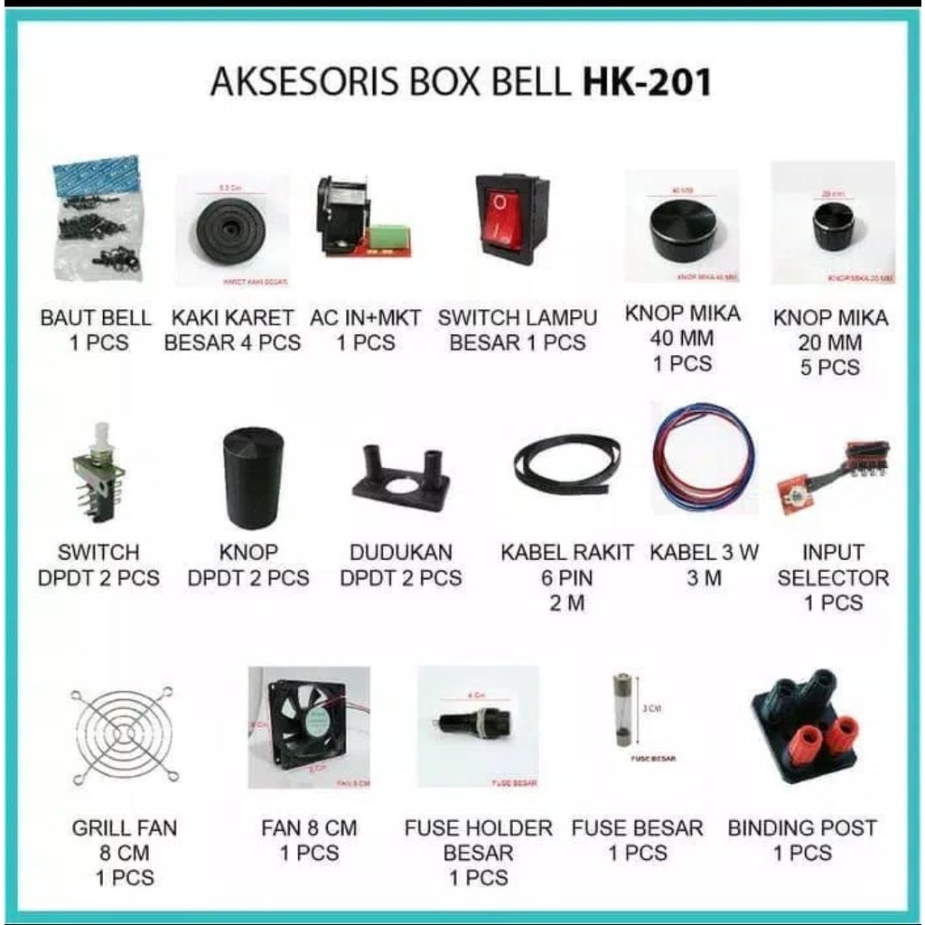 asesoris box hk201 acc hk 201