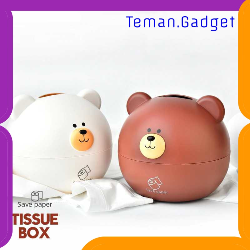 TG-DG2035 RIANCY KOTAK TISU GULUNG TISSUE ROLL BOX MODEL BEAR - RB556-1