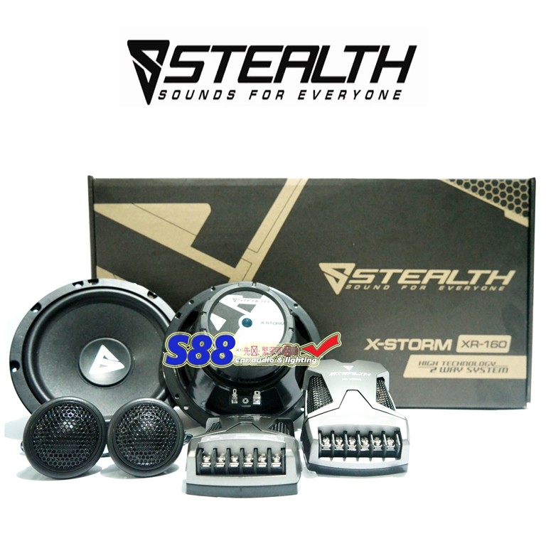 Stealth XR-160 2-Way Speaker Components Kits