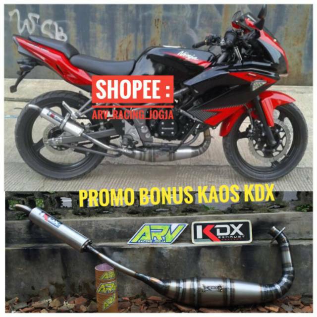 Knalpot KDX Ninja RR R SS Tipe L Original Jogja