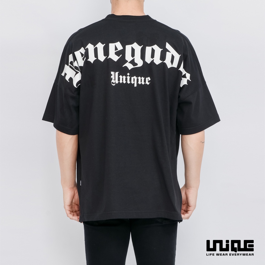 UNIQUE - (Brand Series) Kaos Oversize Renegades Black