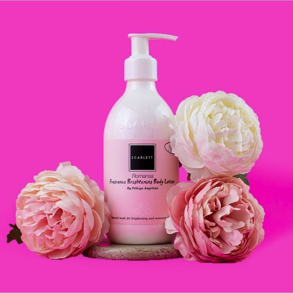 SCARLETT WHITENING Body lotion Charming, serum acne series, shower scrub, day&amp;night cream.