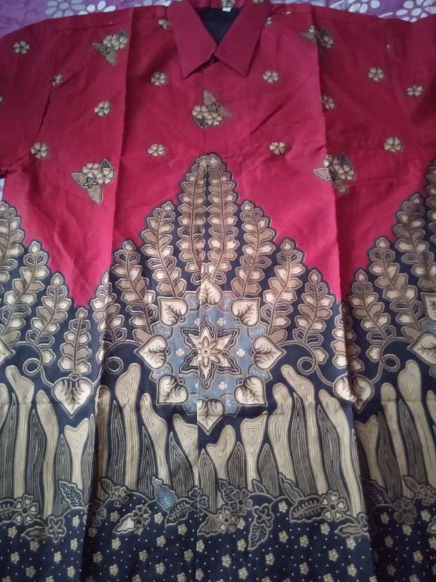 Kangen Kamulyan Kemeja Batik Pria Lengan Pendek Katun Batu Raden Halus Full Furing