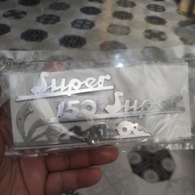 Emblem Vespa Super Latin