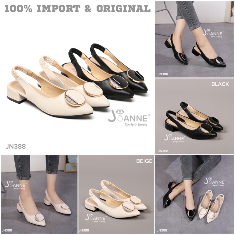 RESTOCK! [ORIGINAL] JOANNE Slingback Pump Heels Shoes Sepatu Kerja #JN388