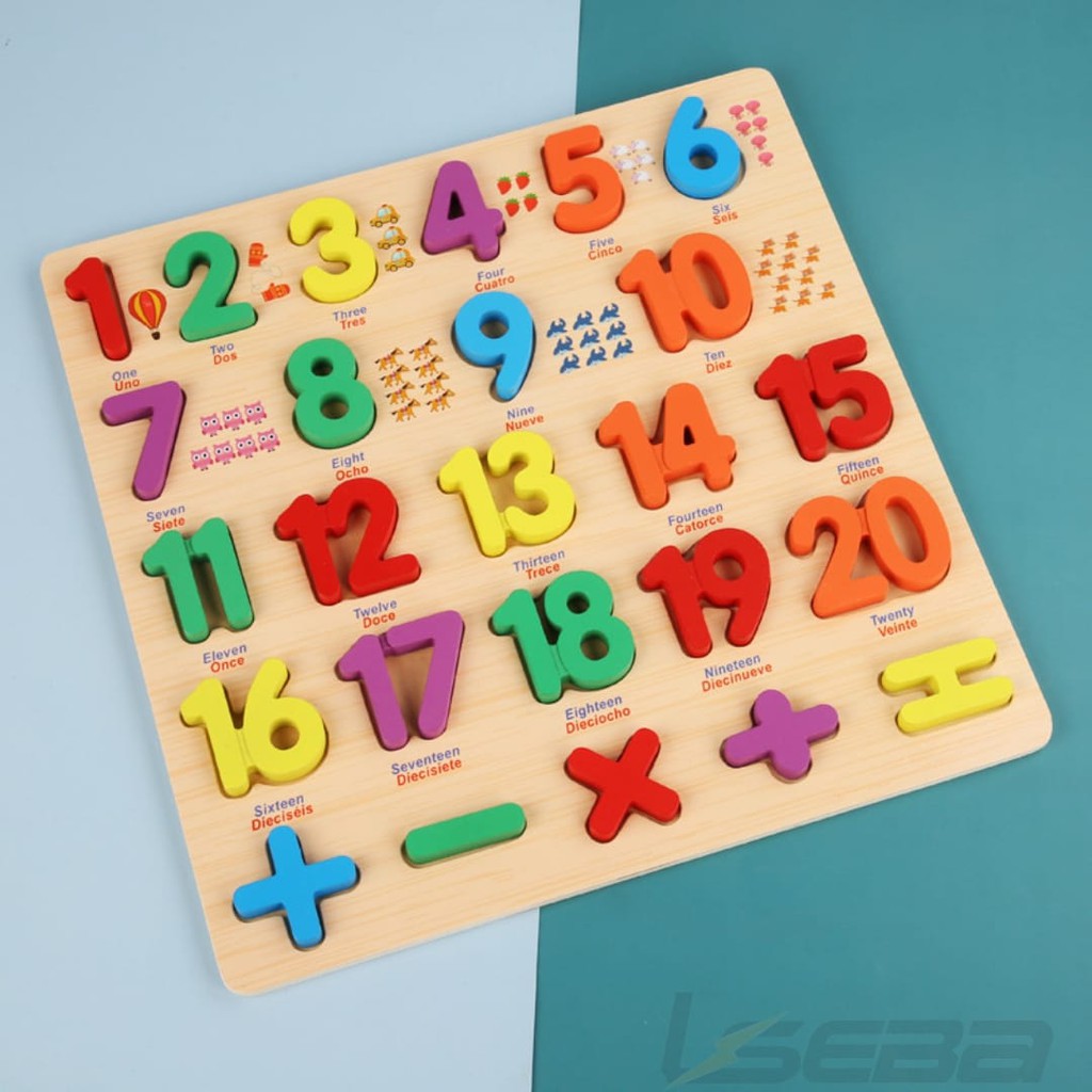 Mainan Edukasi Puzzle 3D ALFABET BESAR &amp; KECIL