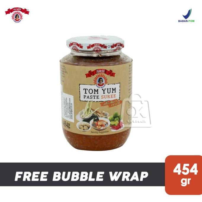 

'+'+'+'+] Suree Tom Yum Paste / Bumbu Pasta Tom Yum ( Toples Kaca 454gr )