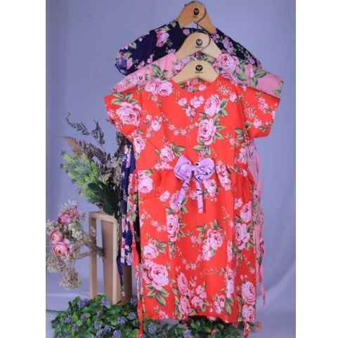 Dress flower anak umur 4 sampai 5 tahun