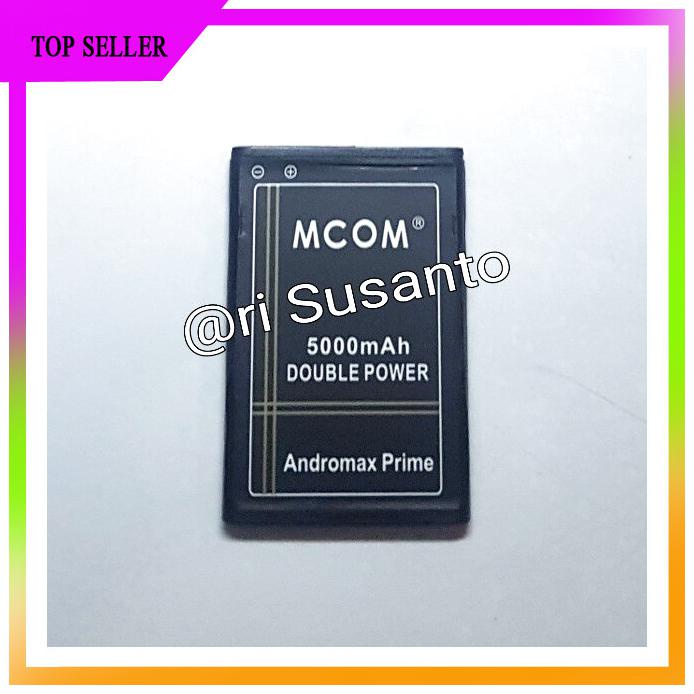 ACC HP BATERAI MCOM ANDROMAX PRIME 4G F17A1H H15449 DOUBLE POWER 5000MAH