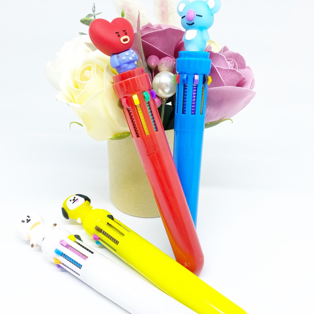 

BOLPEN BTS 10 WARNA / PULPEN BT21 10 WARNA / PEN BT21 KPOP ARMY 10 WARNA