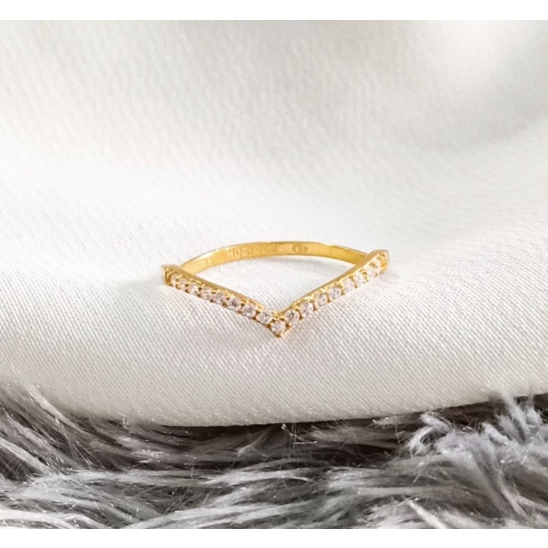 cincin model terbaru semanggi cincin aurel emas asli
