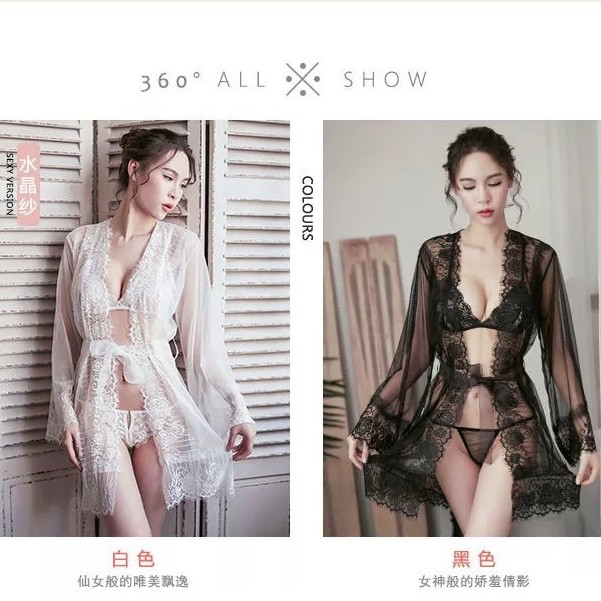 Blackpink Lingerie Baju Tidur Renda Piyama Pakaian Dalam 2010