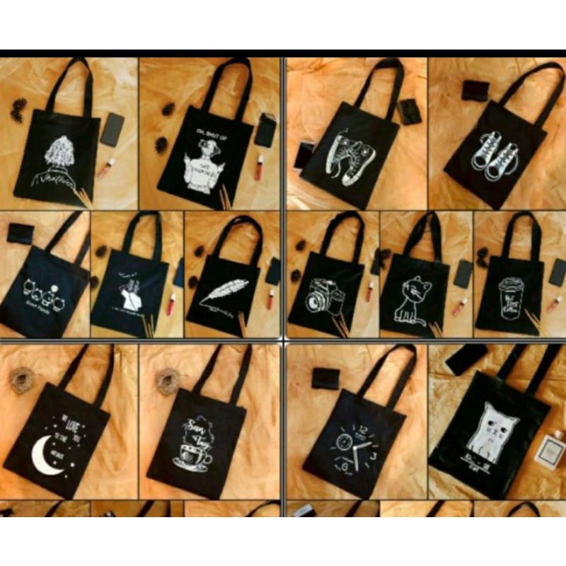 Temukan [RETSLETING] ASP Totebag Hitam PART 1