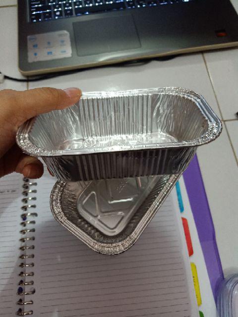 [ Af - P258 ] Kemasan Makanan Alumunium Foil P 258 Tray (tanpa Tutup)