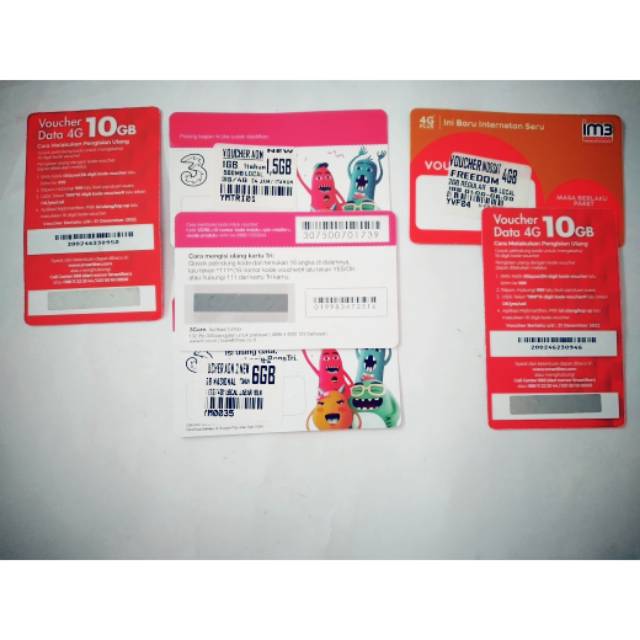 Voucher Kuota Three 1.5 GB