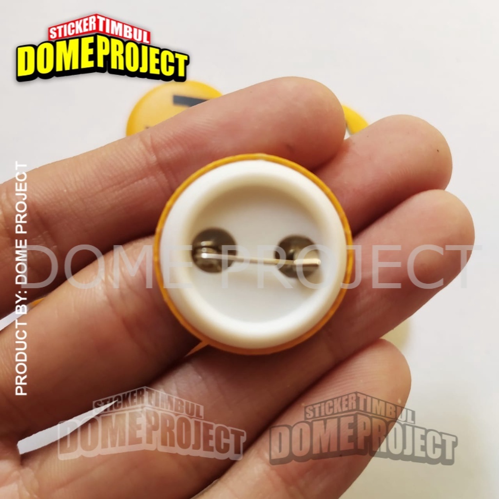 ROCKSTAR PIN PENITI 25MM BUTTON PIN AKSESORIES ROMPI AKSESORIES TAS