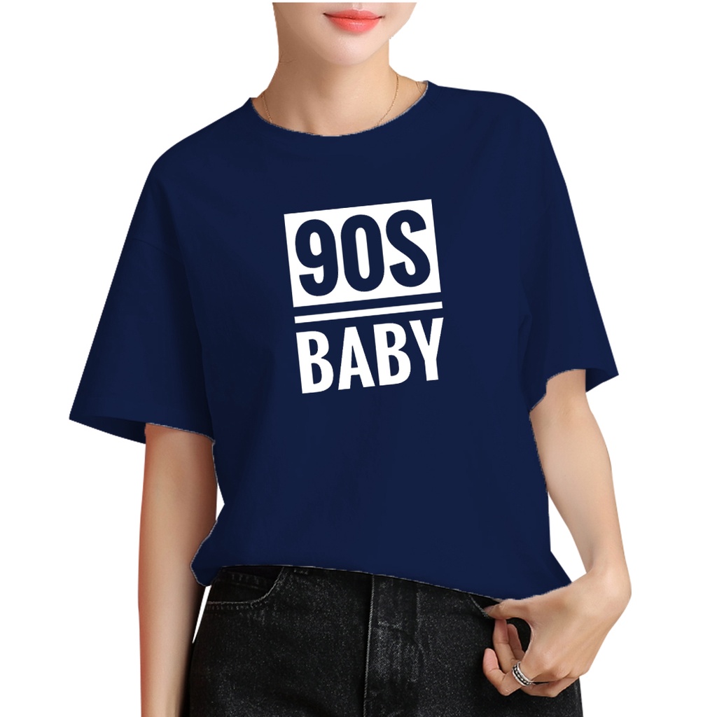 Malvaro -  Kaos wanita 90S BABY / kaos distro / Tshirt wanita / pakaian wanita / atasan wanita  - 034