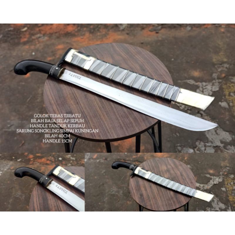 pisau tanduk baja selap