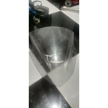 visor mika fairing ninja fi 250r bening original Kawasaki winsil windshield kaca windsil Ori