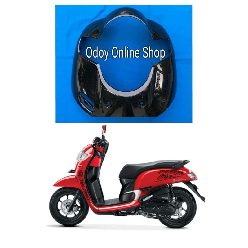Cover Body Depan Cover Lampu Depan Scoopy Fi Esp New Led Ring 12 2017 2020 Ada Warna Shopee Indonesia