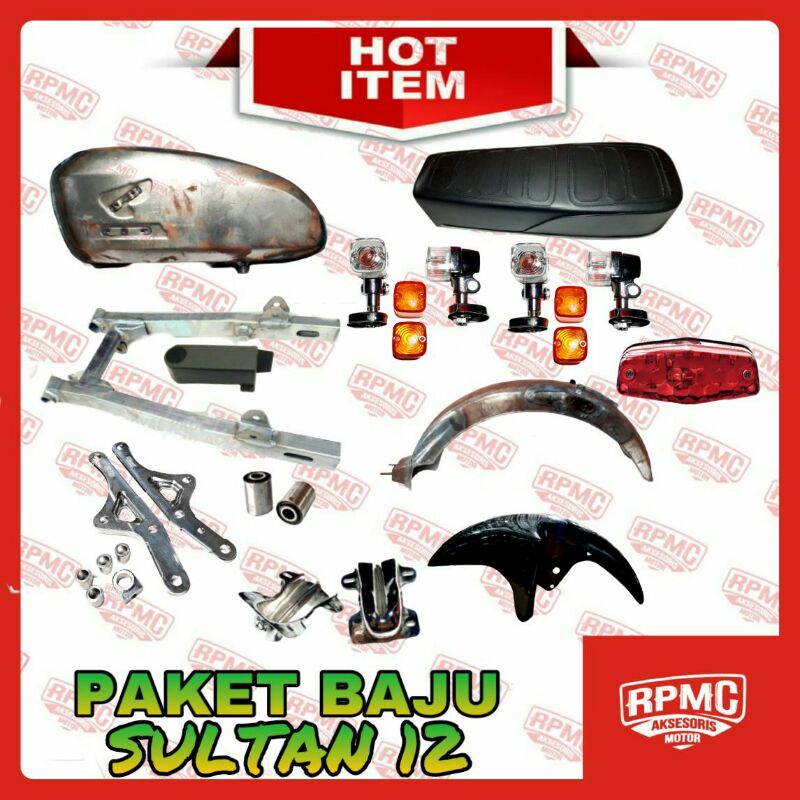 BODY SET CB PAKET BAJU SET CB GLATIK SULTAN 12