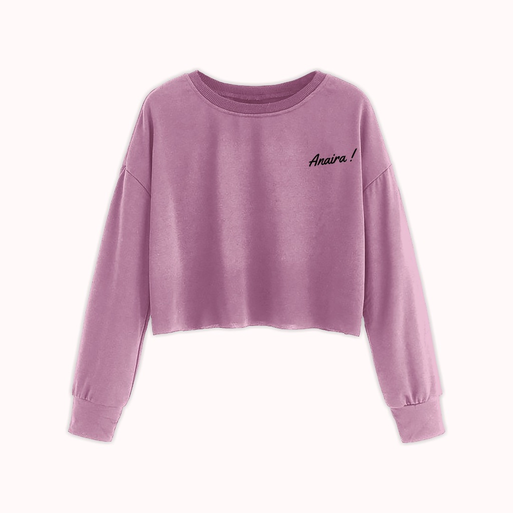 SWEATER ANAIRA CROP WANITA ANAIRAOFFICIAL
