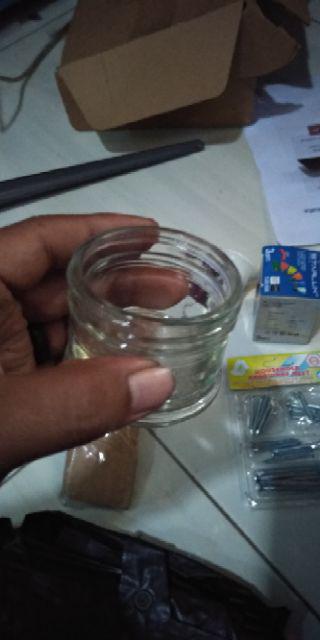 Toples Kaca Bulat 50ml / Toples Beling 50ml / Toples 50ml Kaca