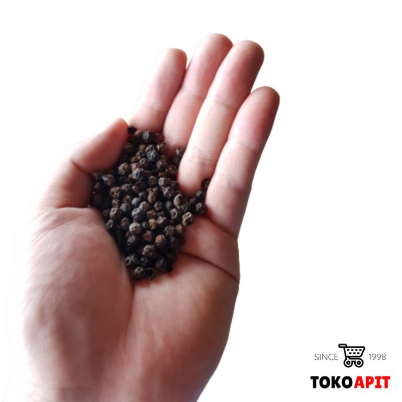 

LADA HITAM BANGKA ASLI ISI 500 GRAM / BIJI LADA HITAM GRADE A / BLACKPEPPER