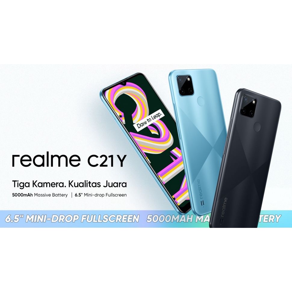 Realme C21Y 3/32GB + 4/64GB Garansi Resmi-3