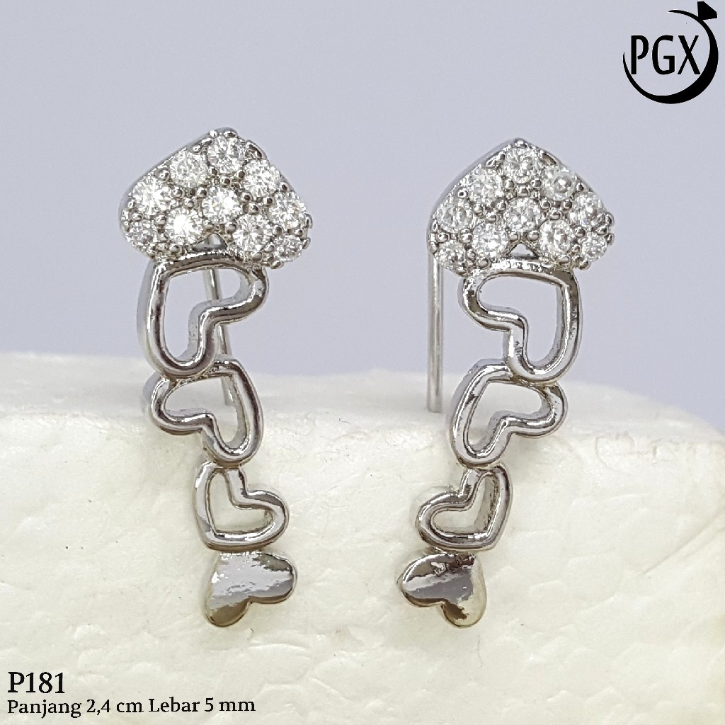 PGX Anting Panjang Korea Xuping Lapis Emas Aksesoris Perhiasan Premium - P181