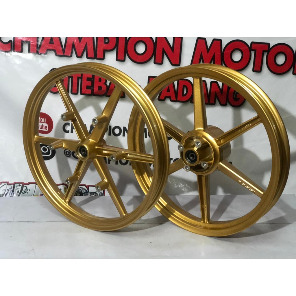 VELG VROSSI DERIK SONIC GOLD PALANG 6 MOTOR BEBEK VROSSI