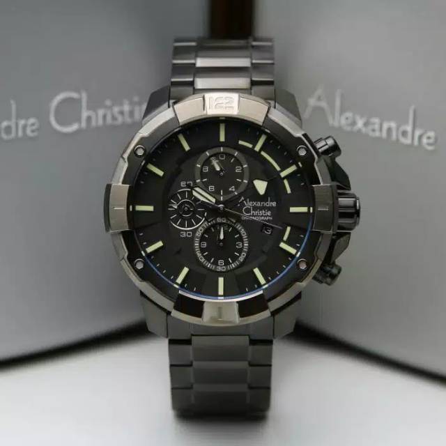 Jam tangan pria Alexander Christie 6551 Ac 6551