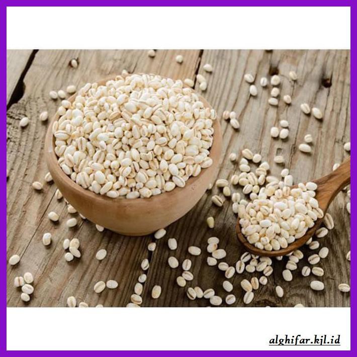 

Makanan-Kering- Biji Jali-Jali Pearl Barley Biji Jali Khasiat Buat Kesehatan 200G -Aneka.