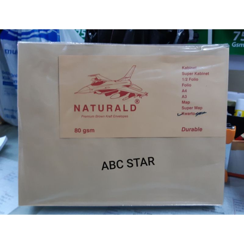 

Amplop coklat kwarto
