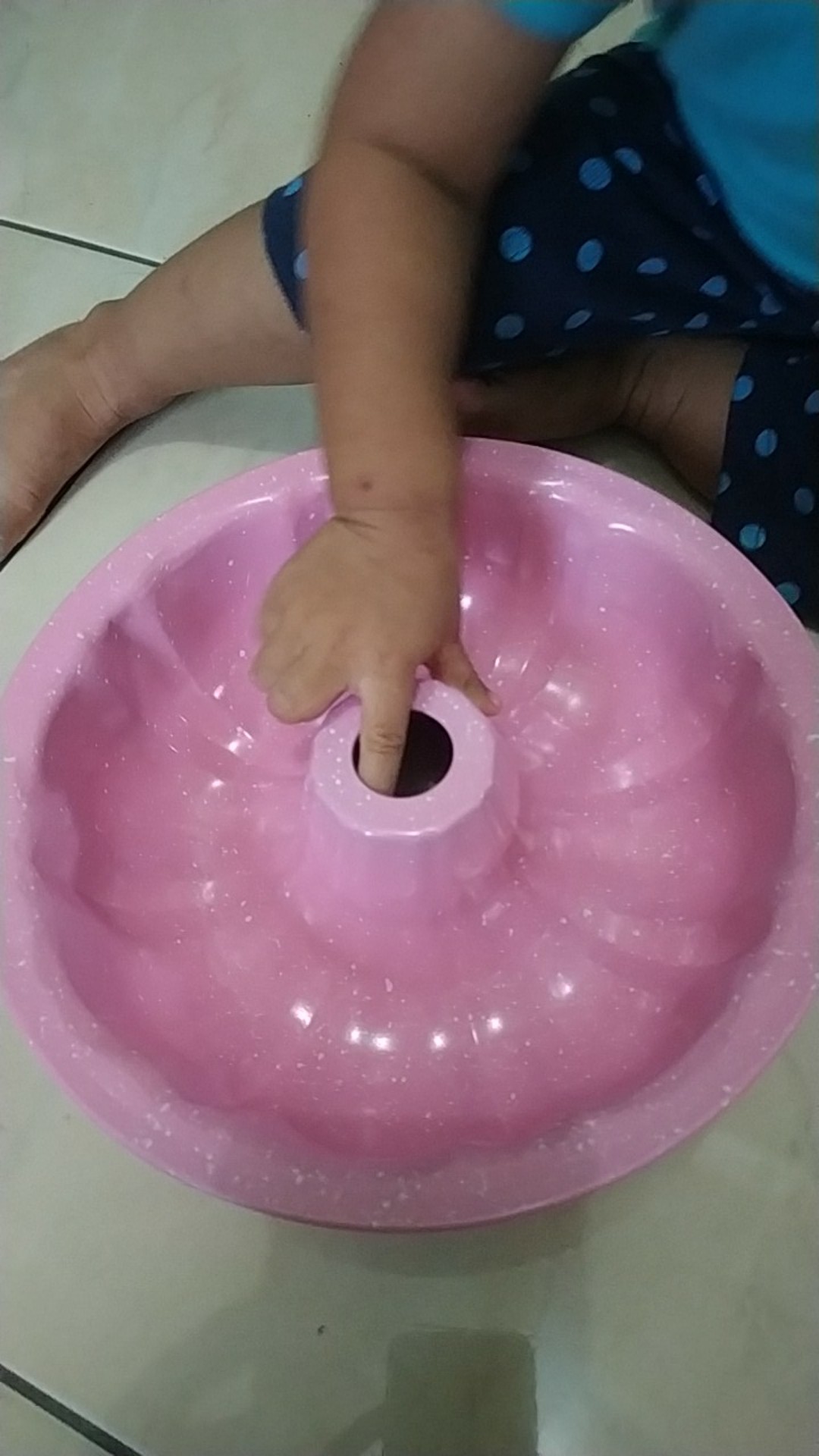 Loyang Tulban / Bundform Marble Warna 24 Cm