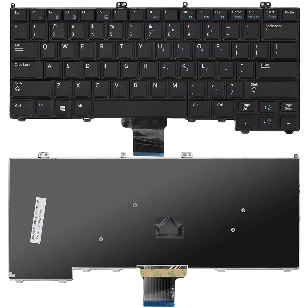 keyboard laptop dell latitude e7240 e7420 e7440