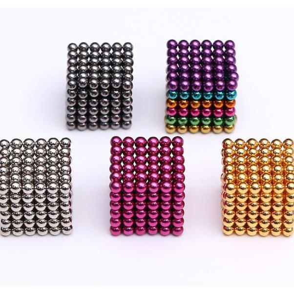 BOLA MAGNET WARNA 5MM / MAGNETIC BALL / MAGNET BALL 216PCS 5MM COD