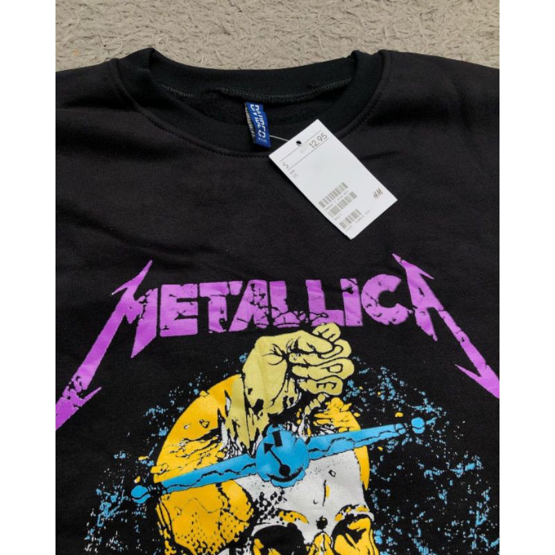CREWNECK H&M METALLICA