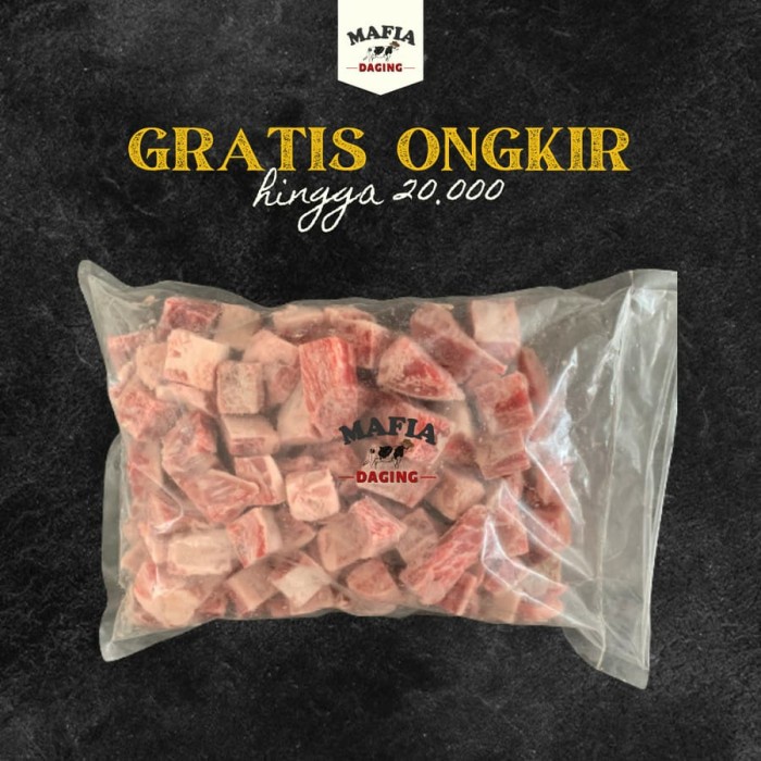 

PROMO! Saikoro Beef Meltique Grade B 1 kg