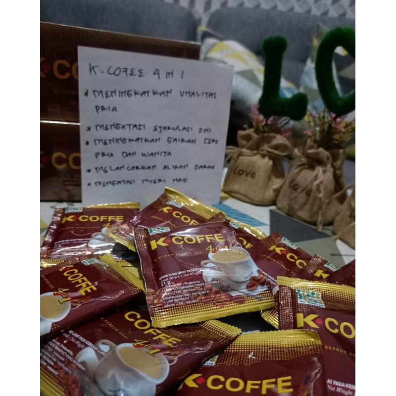 k-coffe /kopi ginseng / kopi untuk stamina pria