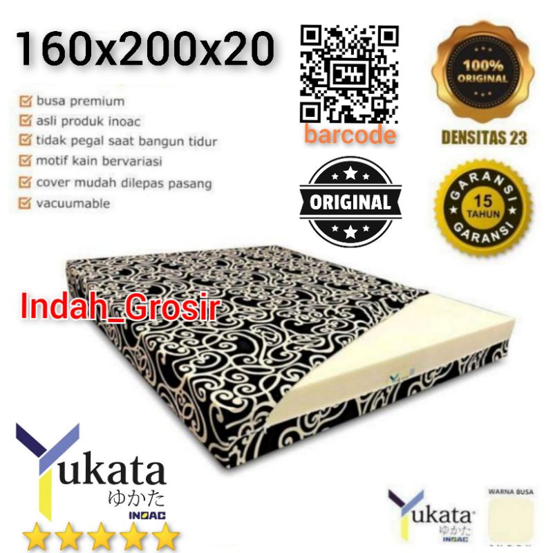 YUKATA D25 (160x200x20) kasur busa inoac no 2 - ORIGINAL FOAM