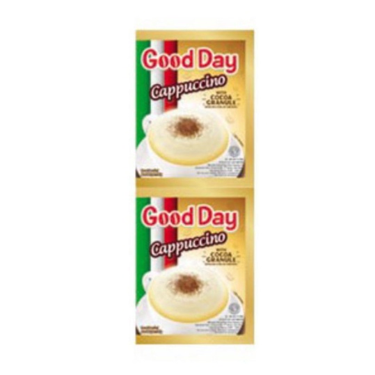 

KOPI BUBUK INSTAN GOOD DAY CAPPUCCINO 25g (10 bungkus/SERENTENG)