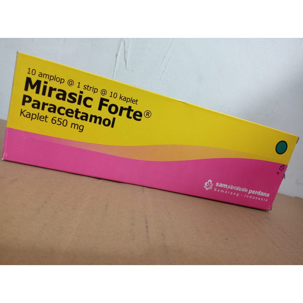 Mirasic Forte Paracetamol Kaplet 650 mg