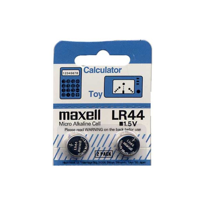 Maxell Baterai LR 44 - Baterai Jam / Baterai Kalkulator