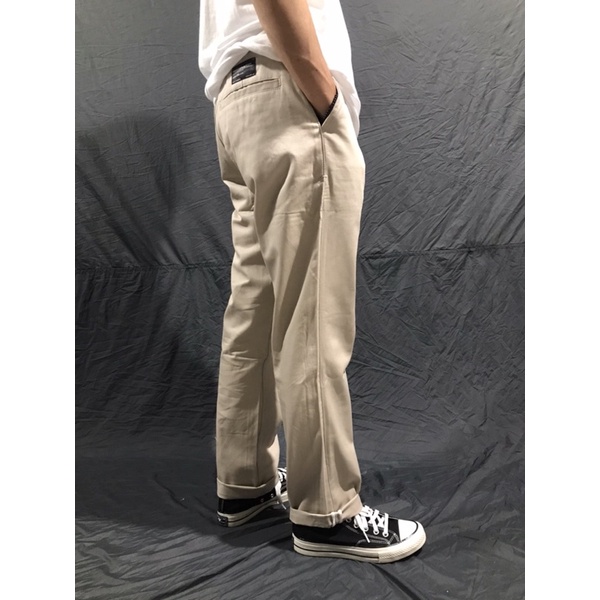 Chino Selvedge Regular Fit Transworld Hitam Army Cream