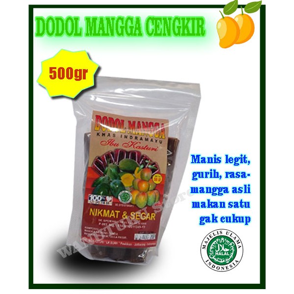 

Dodol Mangga Cengkir, kemasan Poucf 500gr, bisa COD
