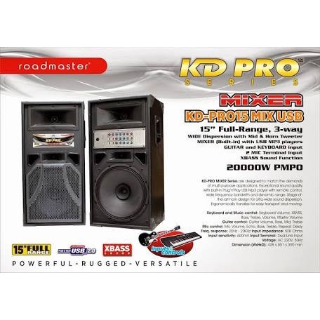 Speaker Aktif ROADMASTER KD PRO 15 MIX USB